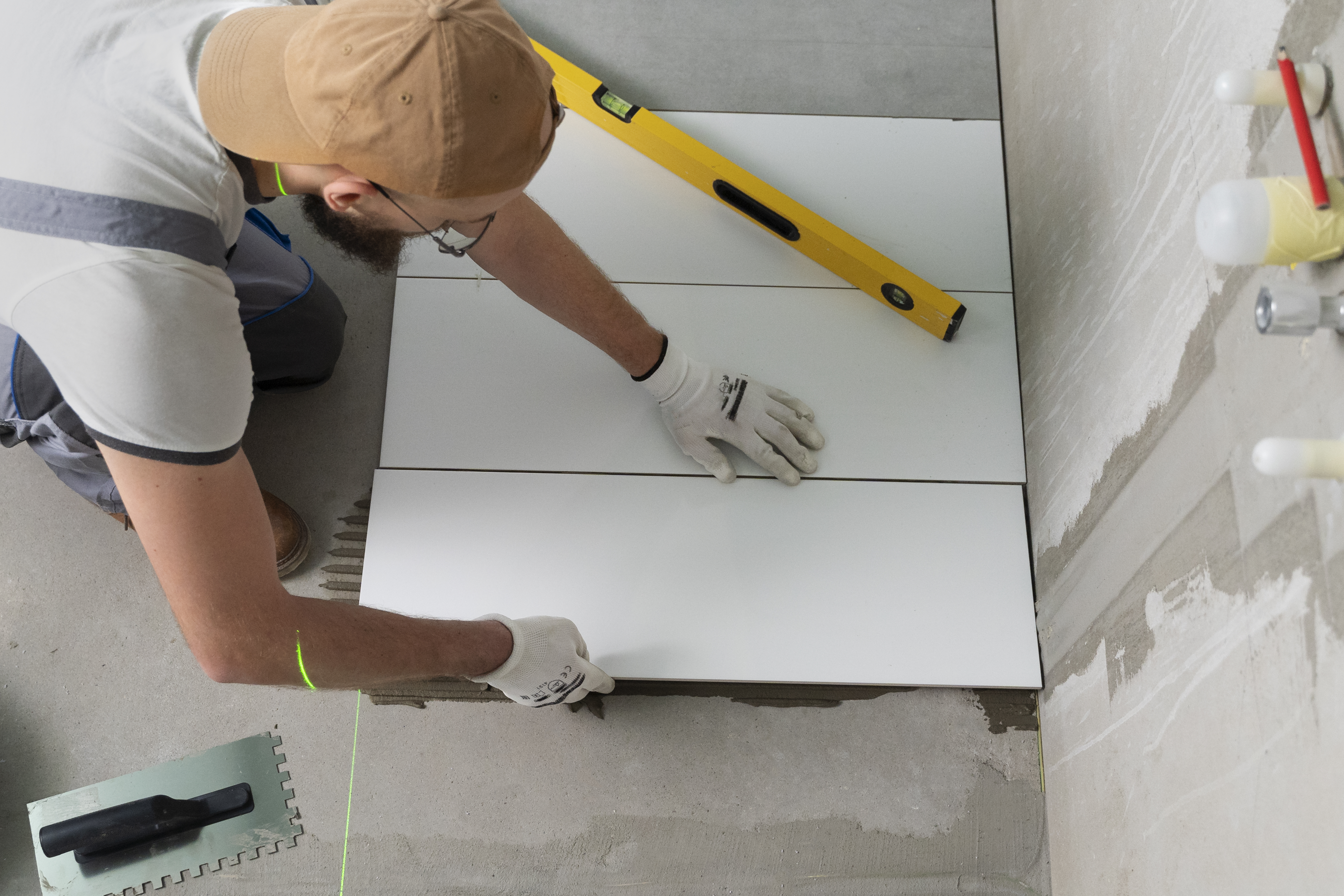 Carrelage — pose grands formats et marbres